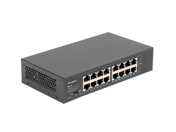 Lanberg Switch RSGE-16 Rack 10"/19" (16-portars 1 Gb)
