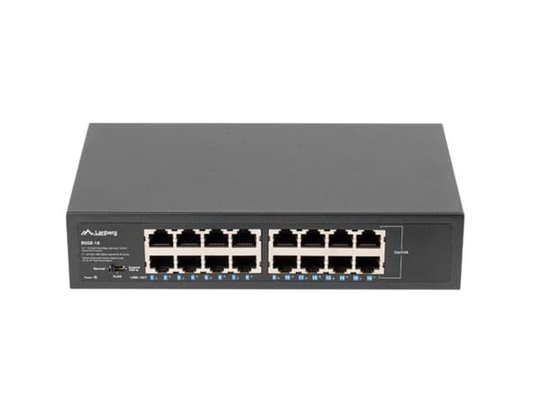 Lanberg Switch RSGE-16 Rack 10"/19" (16-portars 1 Gb)
