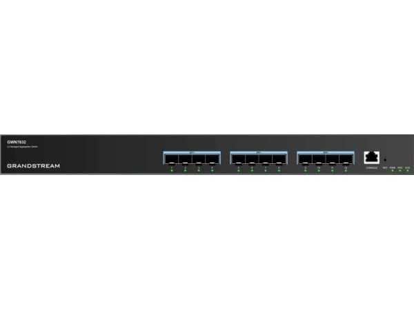 Grandstream GWN7830 Series GWN7832 - Switch - aggregation - L3 - Styrt - 12 x 10 Gigabit SFP+ - stasjonær, veggmonterbar, rackmonterbar