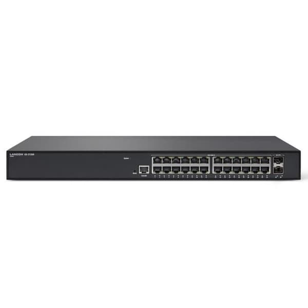 LANCOM GS-3126X Managed L3 Gigabit Ethernet Switch (10-100-1000) Svart 1U Svart