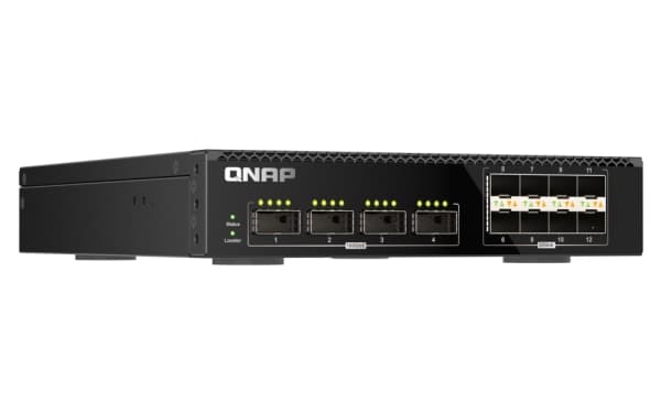 QNAP QSW-M7308R-4X - Switch - Administrerad - 4 x 100 Gigabit QSFP28 + 8 x 25 Gigabit SFP28 - rackmonterbar