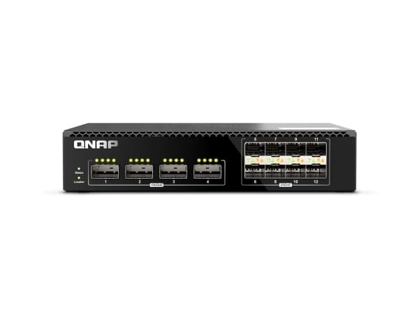 QNAP QSW-M7308R-4X - Switch - Administrerad - 4 x 100 Gigabit QSFP28 + 8 x 25 Gigabit SFP28 - rackmonterbar