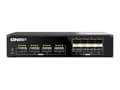 Miniatyrbild 1 av 5: QNAP QSW-M7308R-4X - Switch - Administrerad - 4 x 100 Gigabit QSFP28 + 8 x 25 Gigabit SFP28 - rackmonterbar