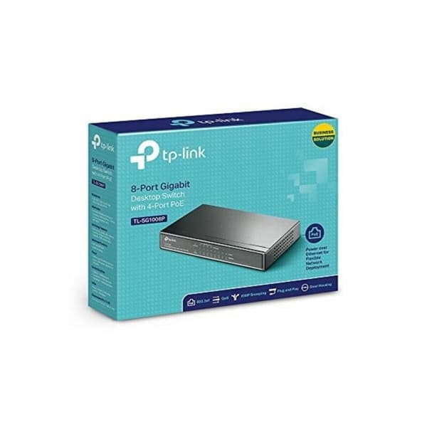 Switch til desktop TP-Link TL-SG1008P 8P Gigabit 4xPoE