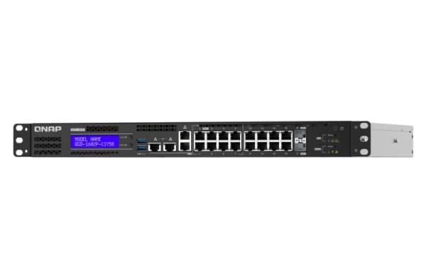 QNAP Smart Edge QGD-1602 - Switch - smart - 2 x 10 Gigabit SFP+ + 8 x 2.5GBase-T + 8 x 10/100/1000 - rackmonterbar
