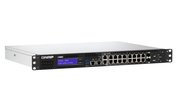 QNAP Smart Edge QGD-1602 - Switch - smart - 2 x 10 Gigabit SFP+ + 8 x 2.5GBase-T + 8 x 10/100/1000 - rackmonterbar