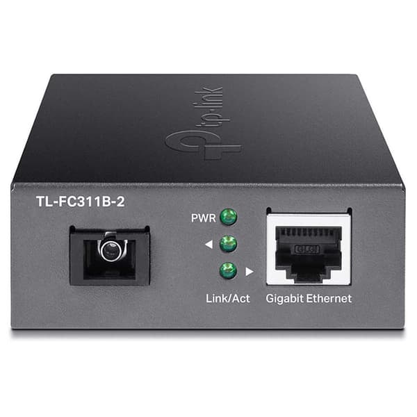 Tp-link Fiberoptisk Konverter Tl-fc311b-2 Sort