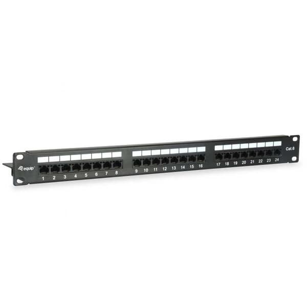 Equip Patch Panel Cat 6 24 Havne Sort Sort