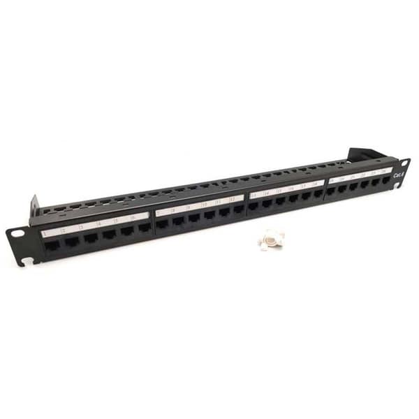 Euroconnex Patch Panel 0023 Utp Cat6 1u 19´´ 24p Sort