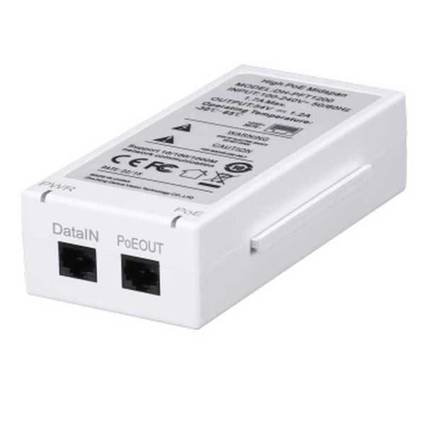 Dahua Poe Injektor Dh-pft12001 60w Max 10-100-1000mbit Transparent