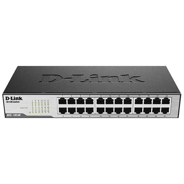 D-link Des-1024d 24 Ports Svart