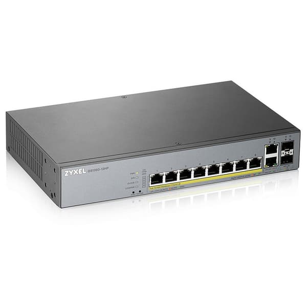 Zyxel Hamnstyrd Switch Cctv 12 Svart