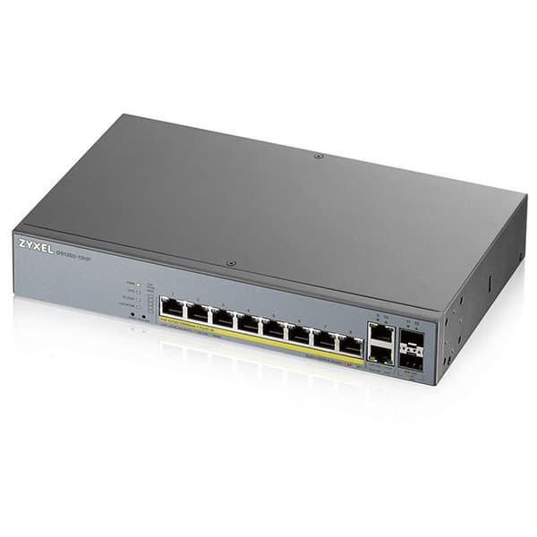 Zyxel Hamnstyrd Switch Cctv 12 Svart Grå