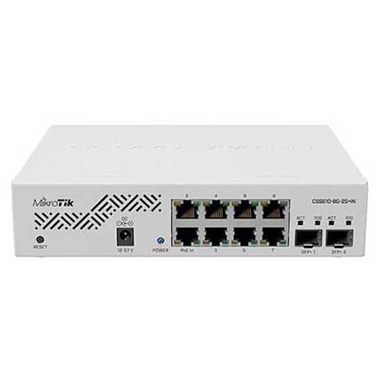 Mikrotik Kontakt Cloudsmart 610-8g-2s+in 8 Havne Hvid