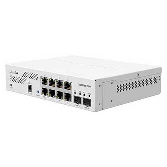 Mikrotik Kontakt Cloudsmart 610-8g-2s+in 8 Havne Hvid Hvid