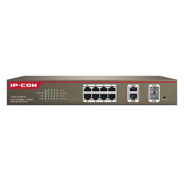 Ip-com Ports Switch S3300-10-pwr-m 8 Gylden