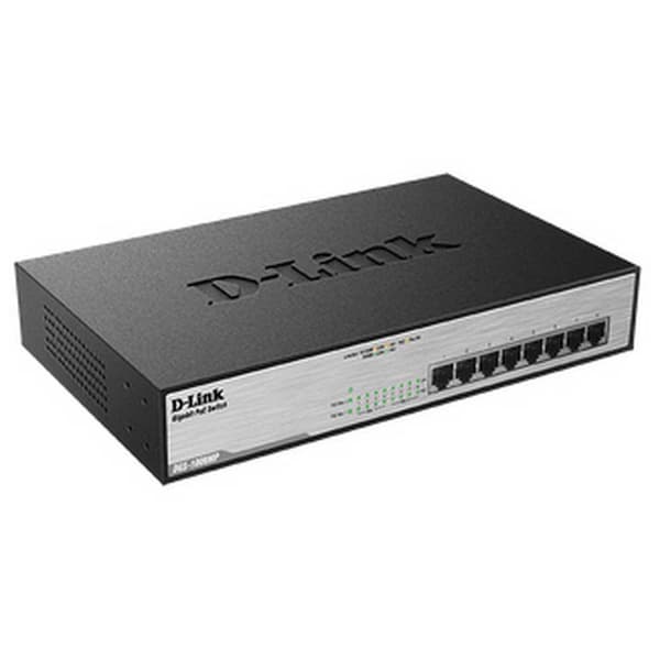 D-link 8-port Gigabit Max Poe Sort Sort
