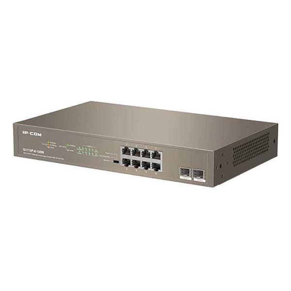 Tenda Port Switch G1110p-8-150w Gigabit 8 Beige Grå