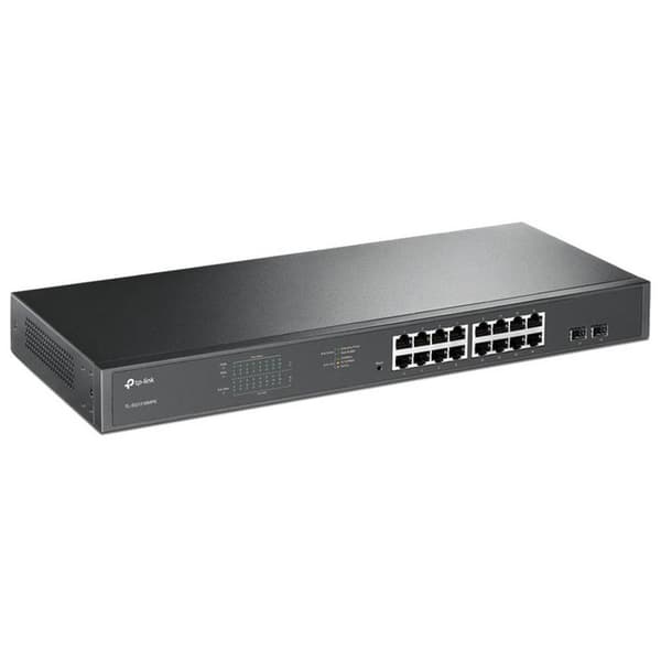 Tp-link Tl-sg1218mpe 16 Port Hub Switch Svart