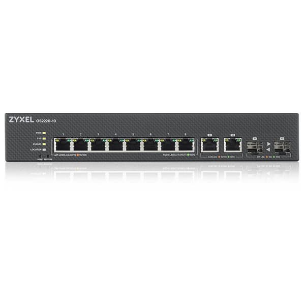 Zyxel Havn Gbe L2 8 Sort