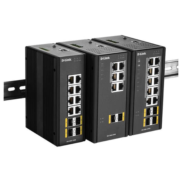 D-link Managed Indus Poe 14 Port Musta