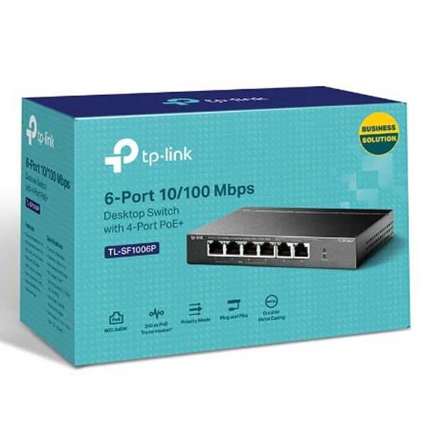 Tp-link Tl-sf1006p Musta