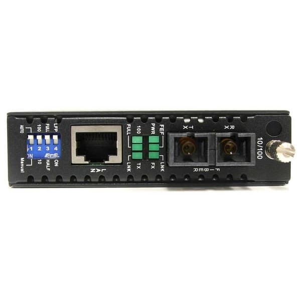 Startech Fiberoptisk Konverter Et90110sc2 Sort