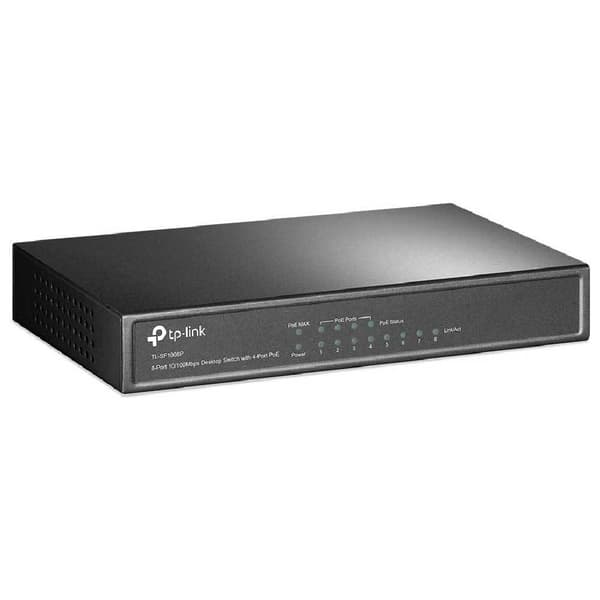 Tp-link Växla Tl-sf1008p 10100 8-port 10/100 Svart