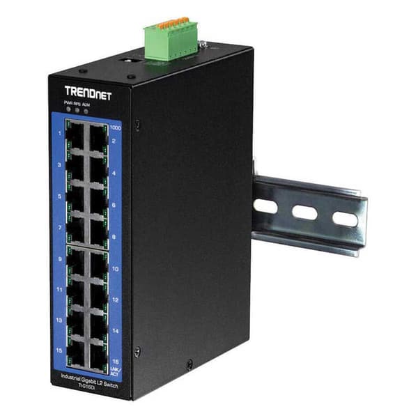 Trendnet Port Switch Gb L2 Mgd Din-rail 16 Durchsichtig