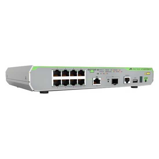 Allied Telesis L3 8x 10/100/ 9 Switch Silver One Size / EU Plug
