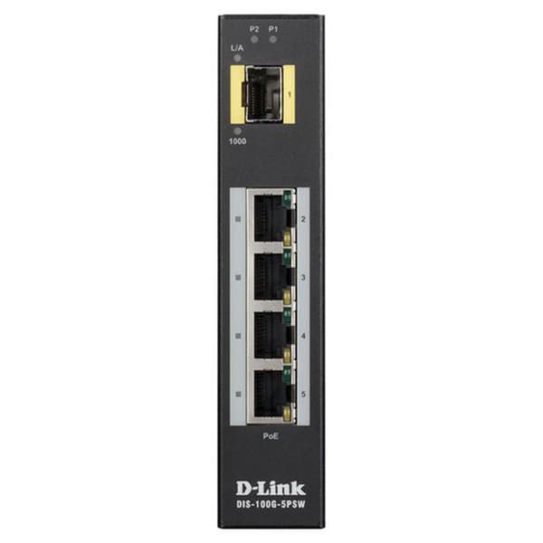 D-link 5 Port Unmanaged Switch Svart