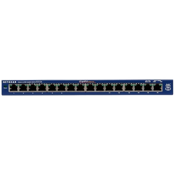 Netgear 16 Port Gigabit Switch Blå