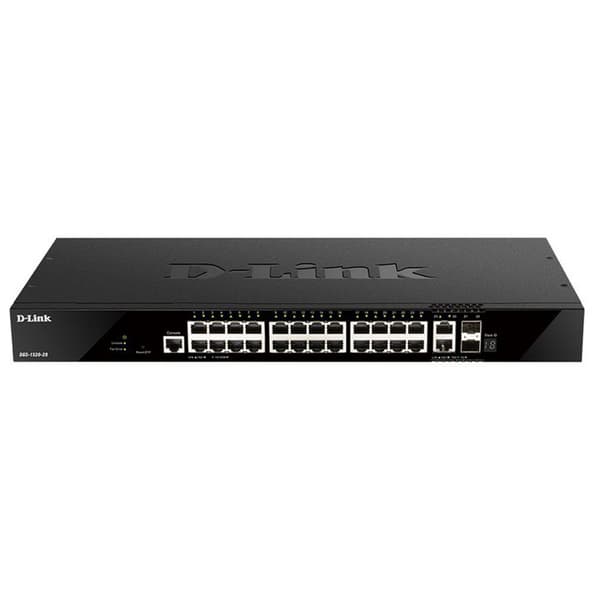 D-link Switch Smart 24 Port Gigabit + 2 10ge Musta Svart