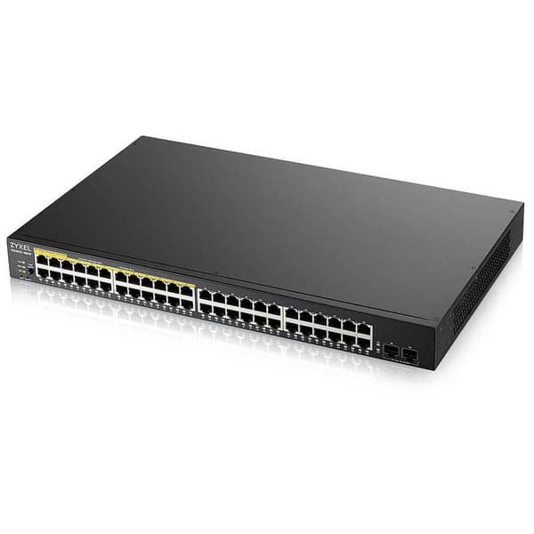 Zyxel Gbe 24poe L2 Smart Vp2 48 Port Musta musta