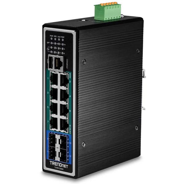 Trendnet Ti-pg1284i Svart Svart