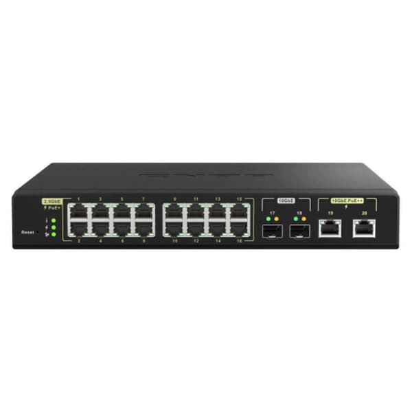 Qnap Vaihtaa Qsw-m2116p-2t2s L2 Poe Musta