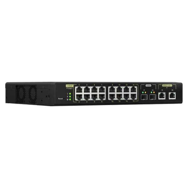 Qnap Vaihtaa Qsw-m2116p-2t2s L2 Poe Musta