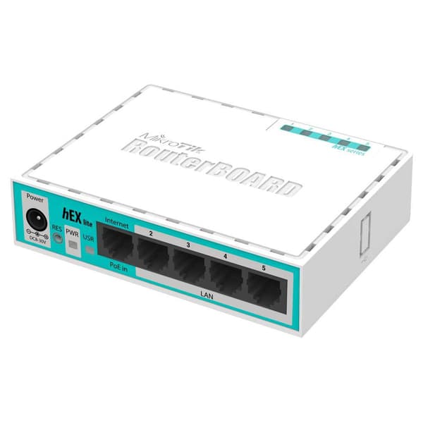 Mikrotik Kontakt Rb750r2 Hvid