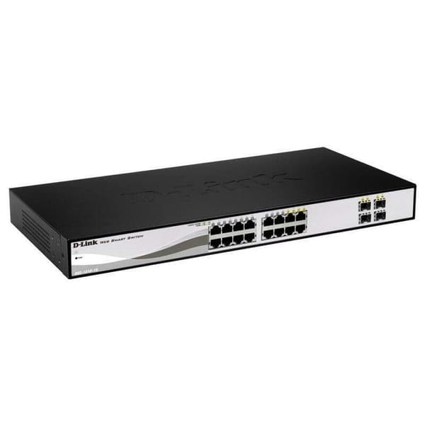 D-link Växla Dgs-1210-16 12p Svart Svart