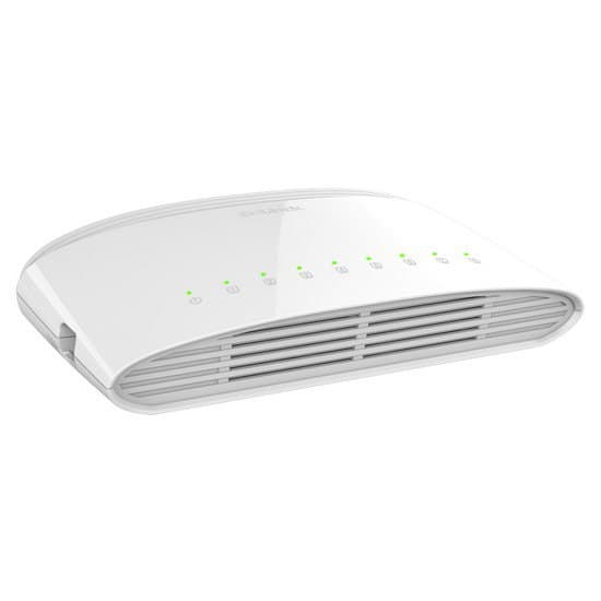D-link Dgs-1008d 8 Ports Valkoinen musta