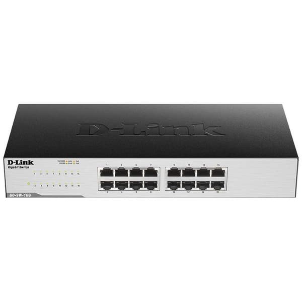 D-link Go-sw-16g 16 Ports Svart Svart