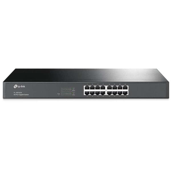 Tp-link Switch Rack 16 Ports Gigabit Smb Musta