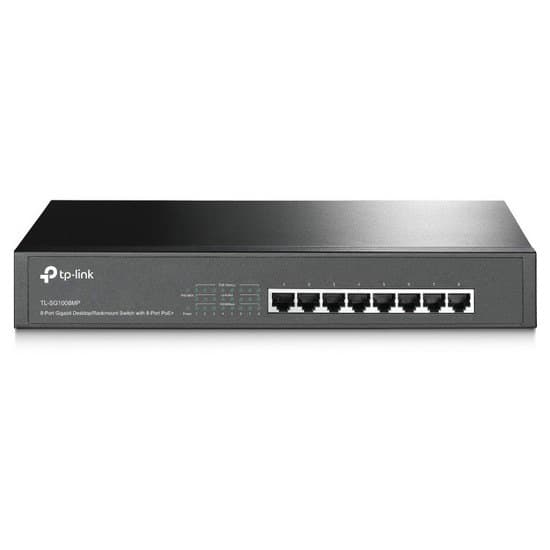 Tp-link Tl-sg1008mp Switch 8 Port Gigabit Musta