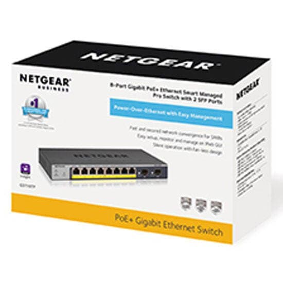 Netgear Prosafe Smart Switch 8p Plus 2 Sfp Sort