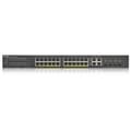 Pikkukuva 1 / 4: Zyxel Gs192024hpv2-eu0101f 24 Port Hub Switch Musta