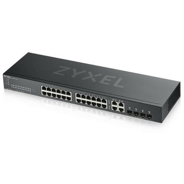 Zyxel Gs1920-24v2-eu0101f 24 Port Hub Switch Svart Svart