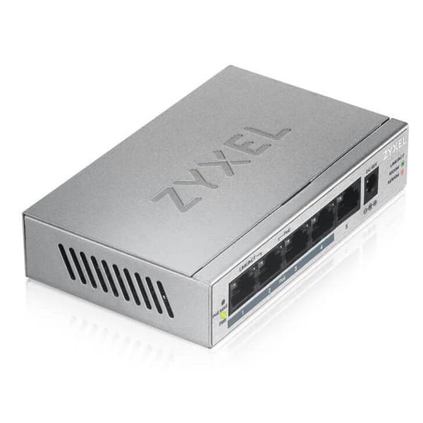 Zyxel Gs1005-hp 5 Port Hub Switch Søvfarvet