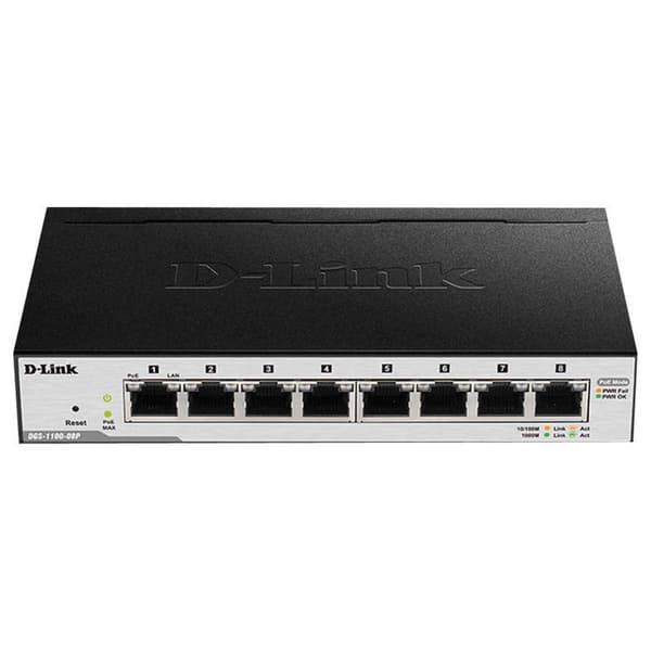 D-link 8 Port Poe Gigabit Smart Managed Sort Sort