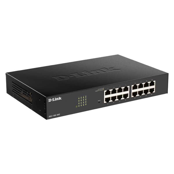 D-link 16 Port Gigabit Smart Managed Musta musta