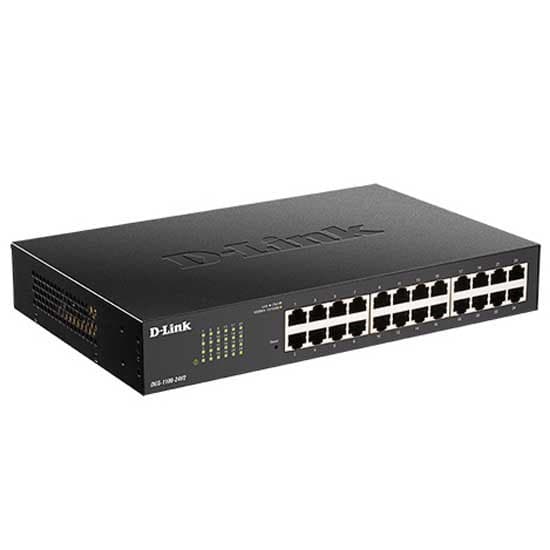 D-link 24 Port 10/100/1000mbps Easy Svart Svart